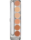 Kryolan Rubber Mask Grease Paint 6 Palette 