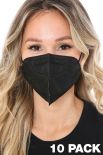 KN95 Protective Respirator Mask Black  (N95 P2 Equivalent) | Pack of 10