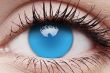 ColourVUE UV Glow Electric Blue Contact Lens