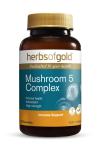 Herbs of Gold Mushroom 5 Complex 60 Capsules
