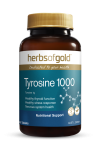 Herbs of Gold Tyrosine 1000 60 Tablets