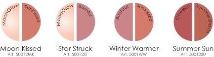 Kryolan Cream Blush Twin Cheeks Colours