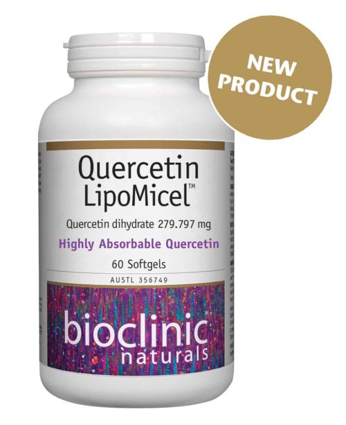 Bioclinic Naturals Quercetin LipoMicel 60 SoftGels Fitch's Pharmacy