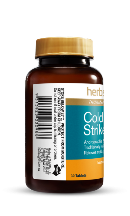Herbs of Gold Cold & Flu Strike 30 Tablets