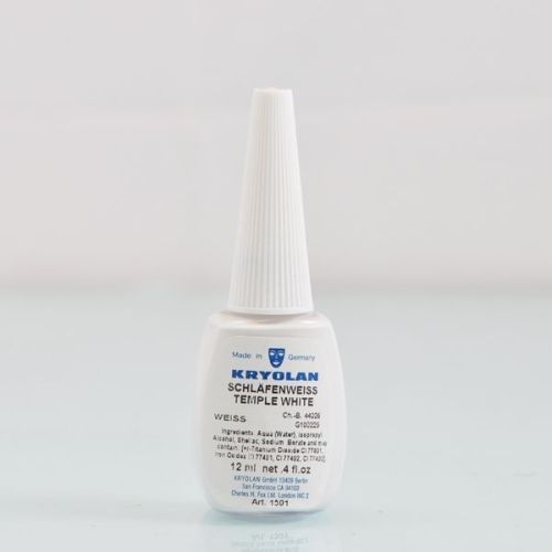 Kryolan Temple White 12ml (brush) 