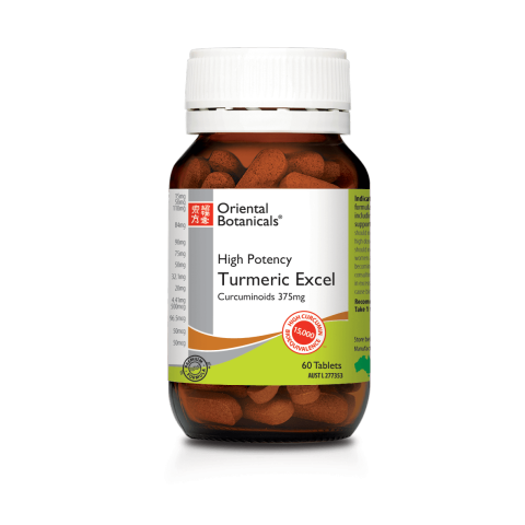 Oriental Botanicals Turmeric Excel 60 Tablets
