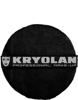 Kryolan Premium Puff Black 10cm