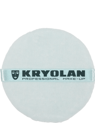 Kryolan Professional Powder Puff Blue 8cm