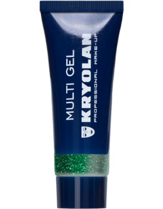 Kryolan Multi Gel Glitter Medium: Green