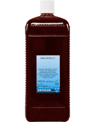 Kryolan Simulated Blood 1000ml