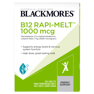 Blackmores B12 Rapi-Melt 1000mcg 60 Tablets
