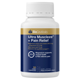 Bioceuticals Ultra Muscleze + Pain Relief 56 Capsules
