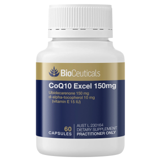 Bioceuticals CoQ10 Excel 150mg 60 Soft Capsules