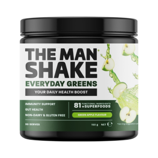 THE MAN SHAKE Everyday Greens Green Apple Flavour 150g