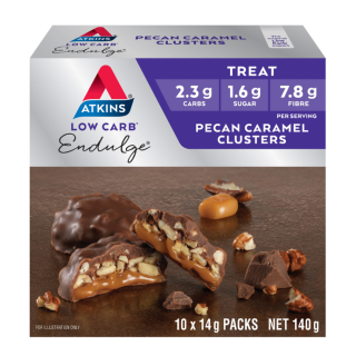 Atkins Pecan Caramel Clusters 10pk