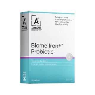 Activated Probiotics Biome Iron+ Probiotic 30 VegeCaps
