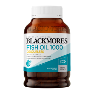Blackmores Fish Oil 1000 Odourless 400 Capsules
