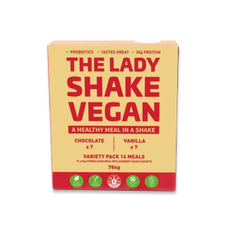THE MAN SHAKE THE LADY SHAKE Vegan Variety Pack 14 Sachets