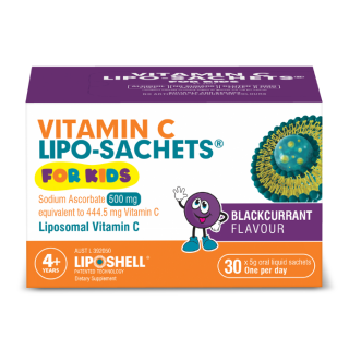 LIPO-SACHETS Vitamin C Lipo-Sachets for Kids Blackcurrant 5g x 30 Sachets