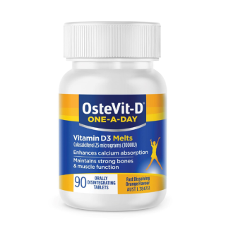 Ostevit D One-A-Day Vitamin D3 Melts 90 Tablets