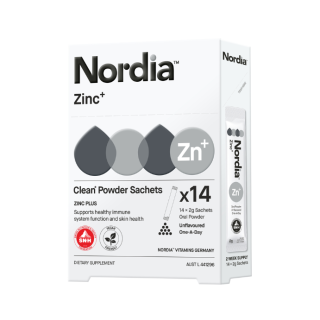 NORDIA Zinc+ Clean Unflavoured Powder 14 x 2g Sachets