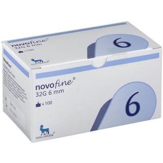 Novofine Pen Needle 32G x 6mm 100 Needles