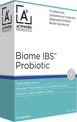 Activated Probiotics Biome IBS Probiotic 30 VegeCaps