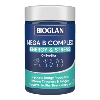Bioglan Mega B Complex Energy & Stress 90 Tablets