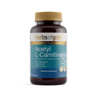 Herbs Of Gold Acetyl L-Carnitine 60 VegeCaps