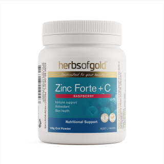 Herbs Of Gold Zinc Forte + C 100g Powder