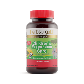 Herbs Of Gold Children's Magnesium Care 60 Chewable Tablets