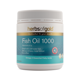 Herbs Of Gold Fish Oil 1000 200 Capsules