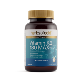 Herbs Of Gold Vitamin K2 180 MAX 60 Capsules