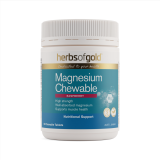 Herbs Of Gold Magnesium Chewable 60 Tablets