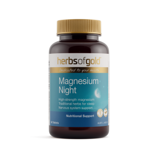 Herbs Of Gold Magnesium Night 60 Tablets