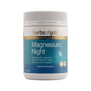 Herbs Of Gold Magnesium Night 120 Tablets