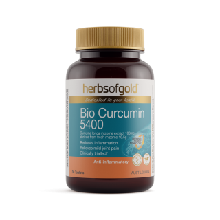 Herbs Of Gold Bio Curcumin 5400 30 Tablets