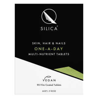 Qsilica Skin, Hair & Nails One-A-Day Multi-Nutrient 90 Tablets