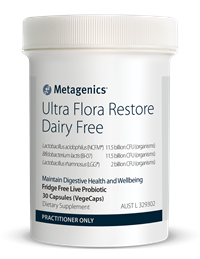 Metagenics Ultra Flora Restore Dairy Free 30 Capsules