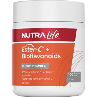 Nutra-Life Ester-C 1000Mg+Bioflav 100 Tablets