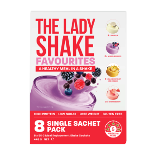THE MAN SHAKE Favourites Meal Replacement Shake 8 x 56g
