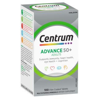 Centrum Advance 50+ 100 Tablets
