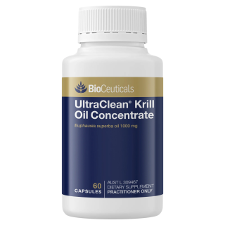 Bioceuticals UltraClean Krill Oil Concentrate 60 Soft Capsules