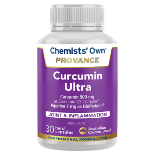 Chemists' Own Provance Curcumin Ultra 30 Capsules