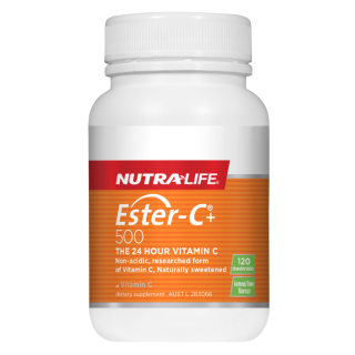 Nutra-Life Ester C 500mg Chewables 120 Tablets