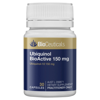 Bioceuticals Ubiquinol BioActive 150mg 30 Soft Capsules