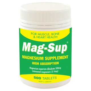 Mag-Sup 500mg Tablets 500's