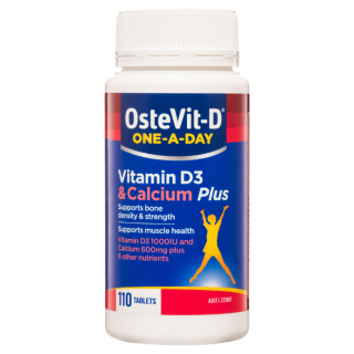 Ostevit D One-A-Day Vitamin D3 & Calcium Plus 110 Tablets