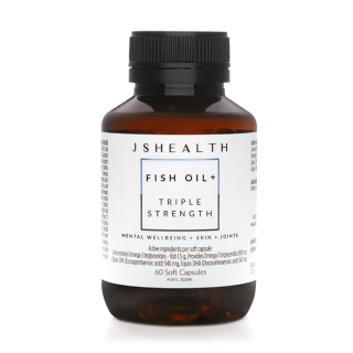 JSHealth Fish Oil+ Triple Strength 60 Capsules