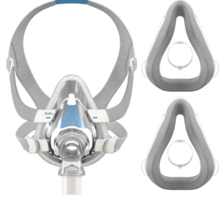 ResMed AirTouch F20 Full Face CPAP Mask + 2 Bonus Cushions